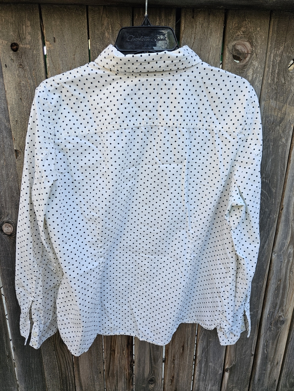 Tommy Hilfiger Polka Dot Button-Up Shirt Women Size XL - Picture 11 of 16